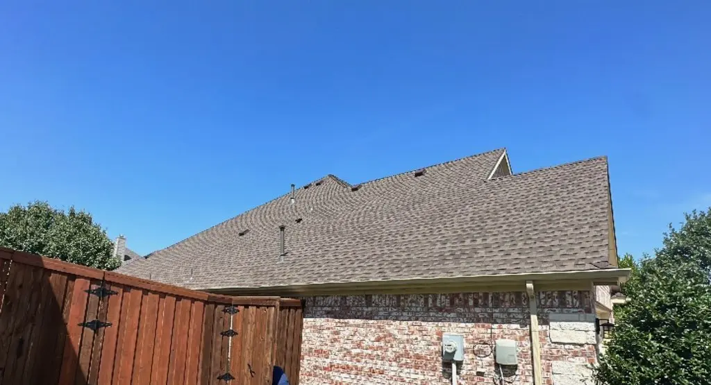 Completed roof replacement project in Seaside